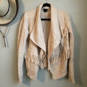 Evereve Western Style Fringe Sweater